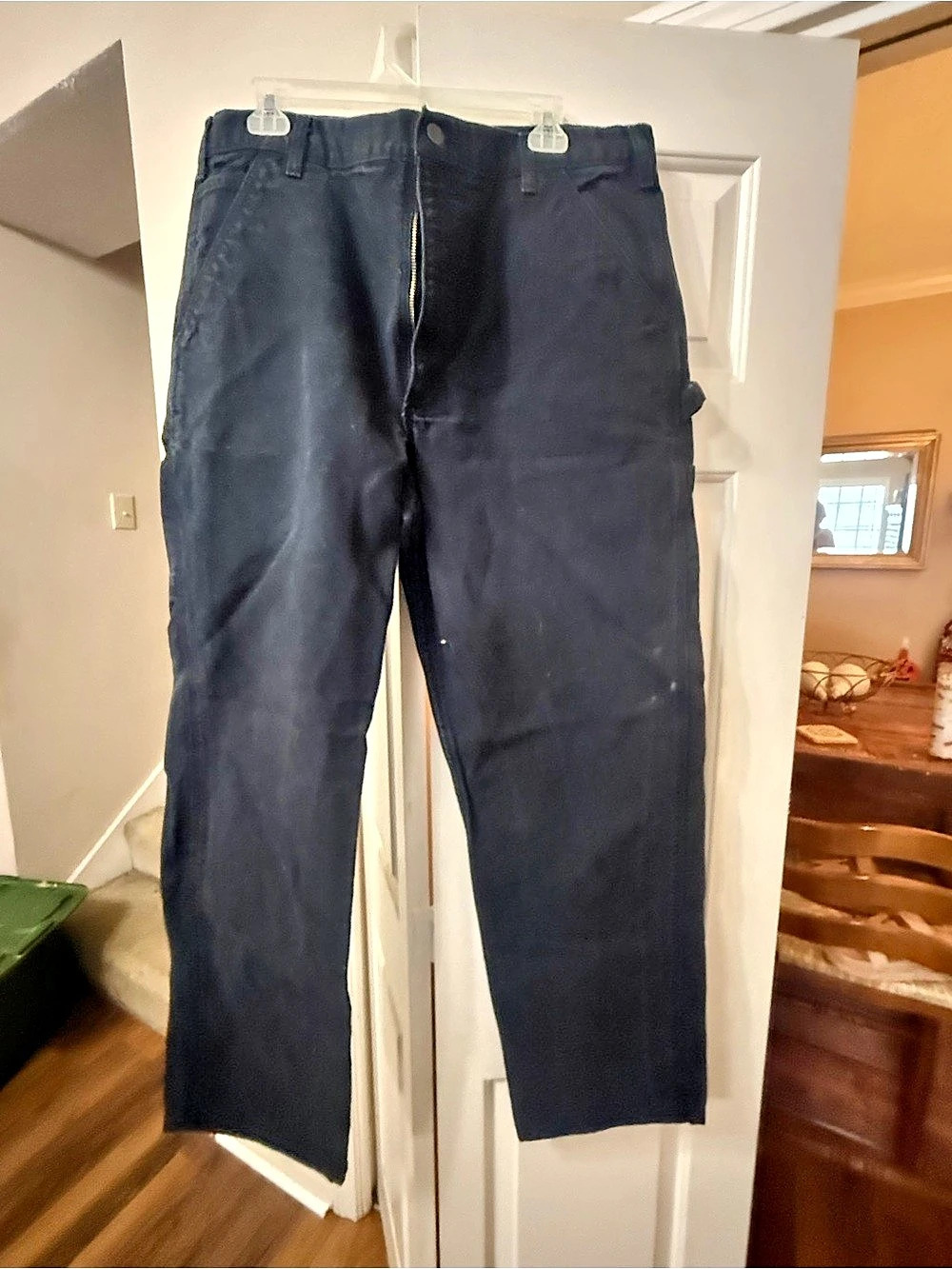 Carhartt Loose Fit Firm Duck Double-Front Utility Work Pant B01 Men's Cargo